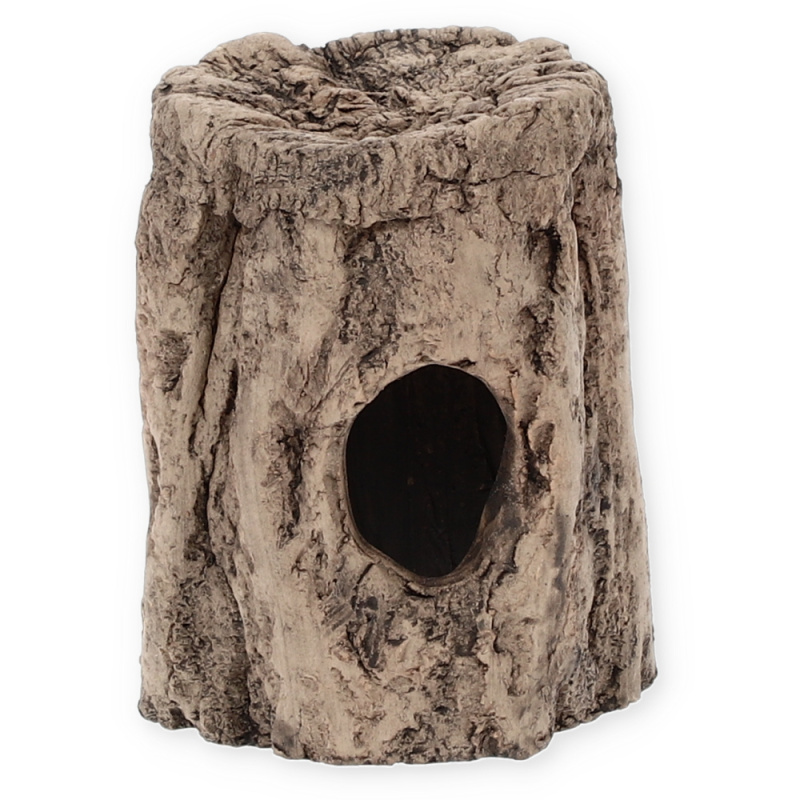 Zwergbuntbarsch Höhle Holzstumpf Ton