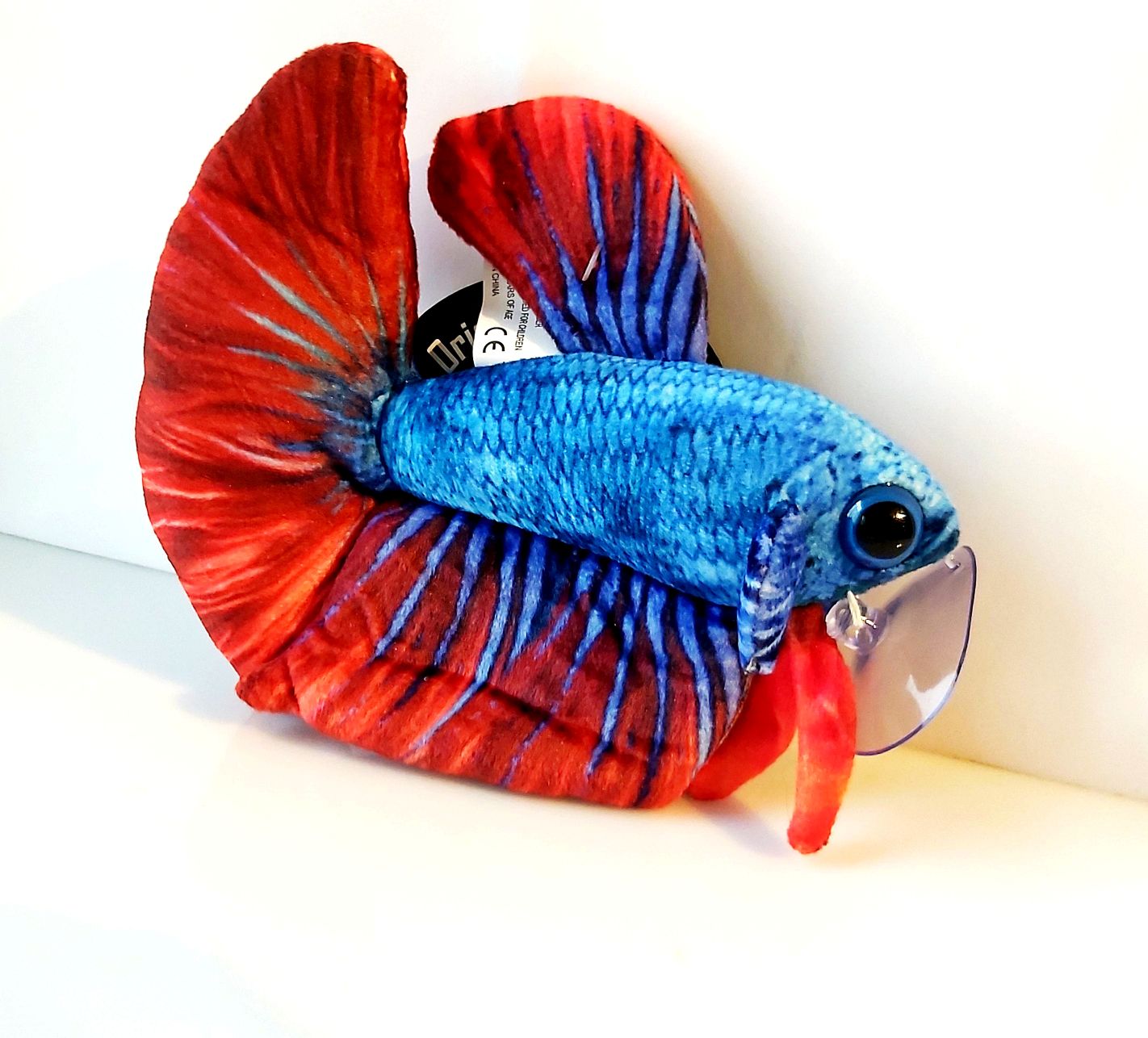 GreenPleco - Betta Plüschtier - rotblau